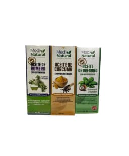 Combo restauracion Medinatural oregano+curcuma+romero