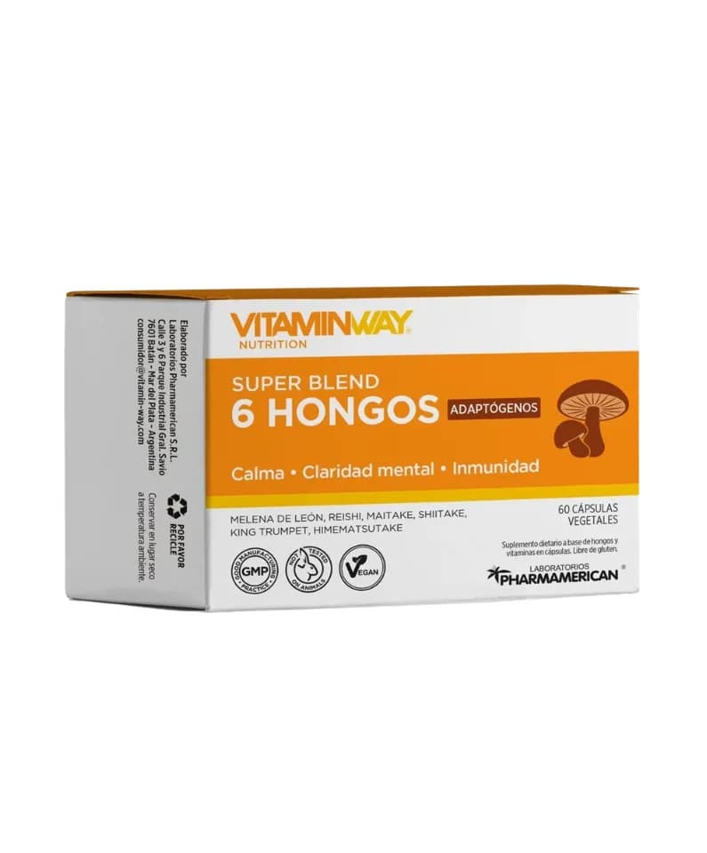 Super blend 6 Hongos vitaminwa
