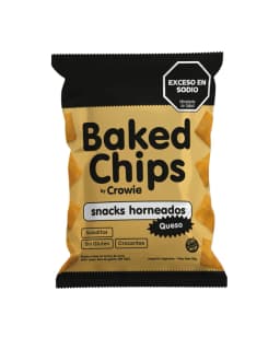 Snacks baked chips Crowie queso
