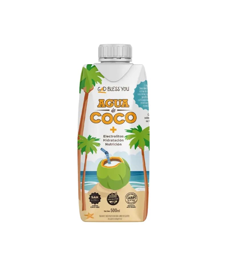 Agua de coco God Bless You
