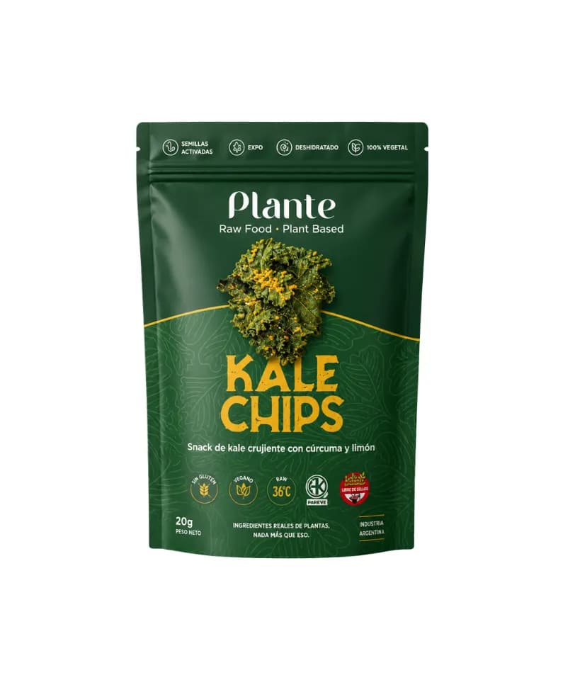 Snack kale chips Plante