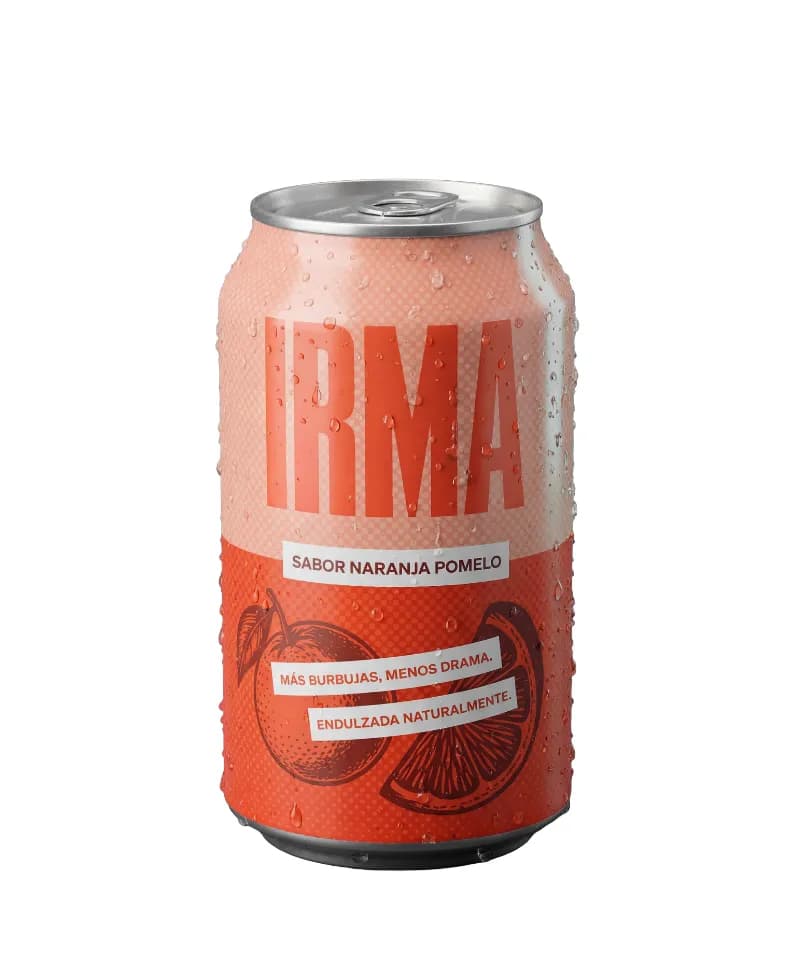 Gaseosa naranja pomelo Irma