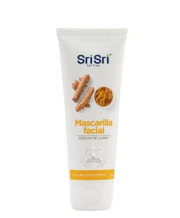 Mascarilla facial con curcuma