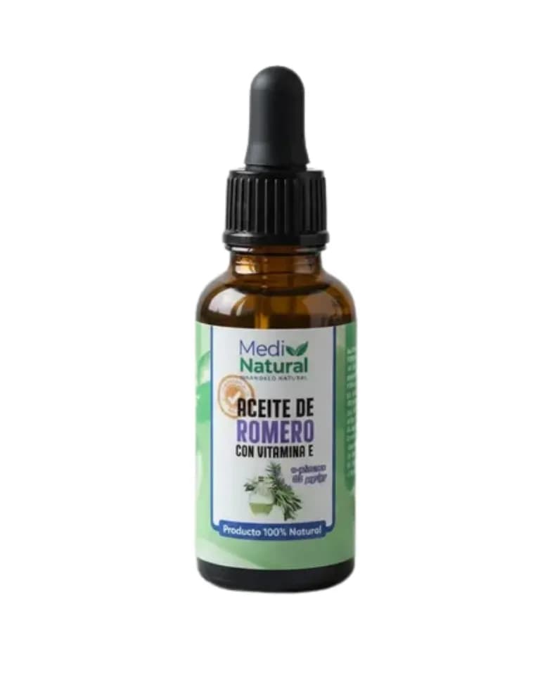 Aceite de romero con vitamina e