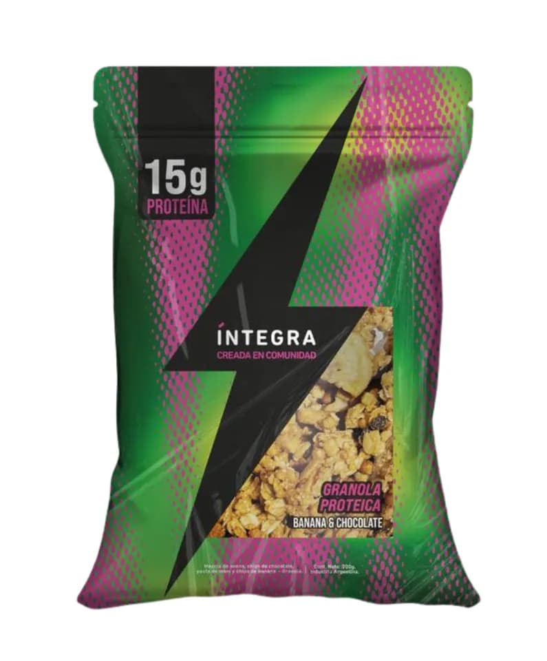 Granola proteica banana chocolate Integra