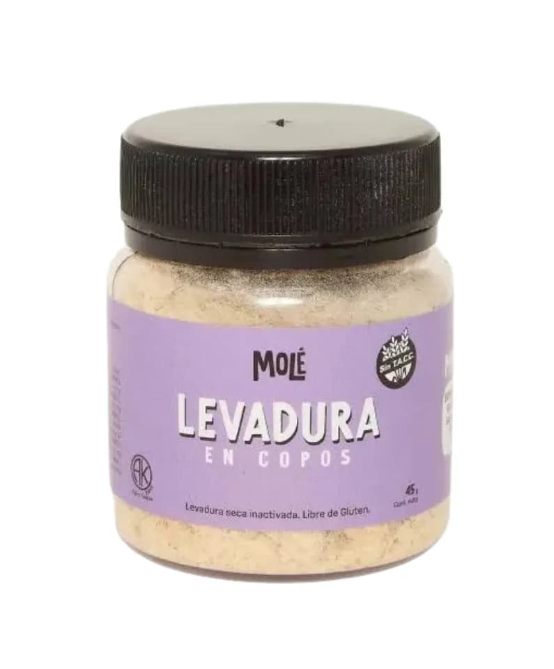 Levadura en copos mole