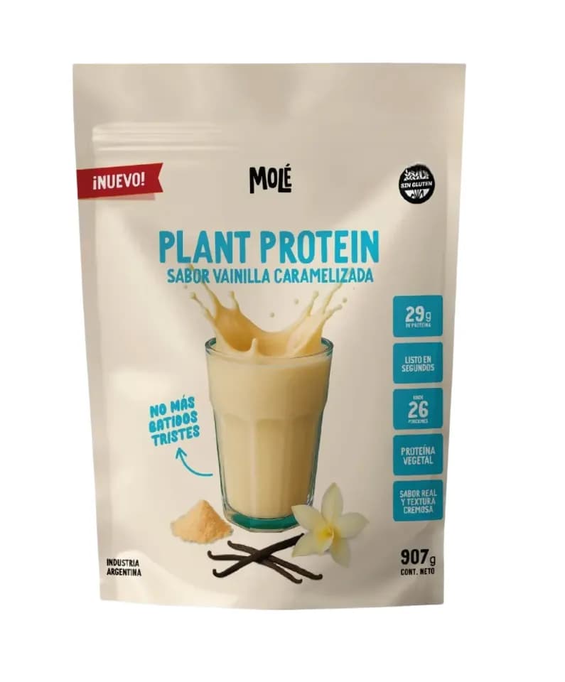 Plant protein sabor vainilla caramelizada mole