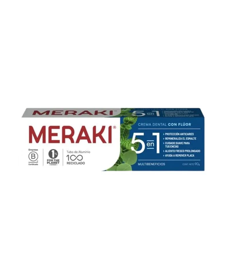 Pasta dental multibeneficios 5en1 con tea tree Meraki