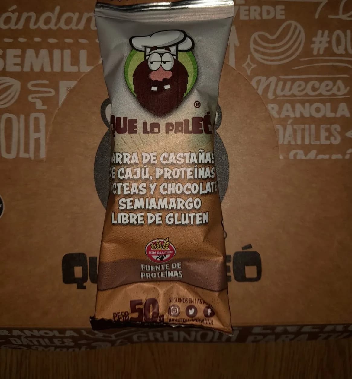 Barra castaña y choco negro qlopaleo