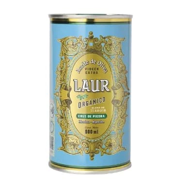 Aceite de oliva extra virgen Cruz orgánico lata Laur
