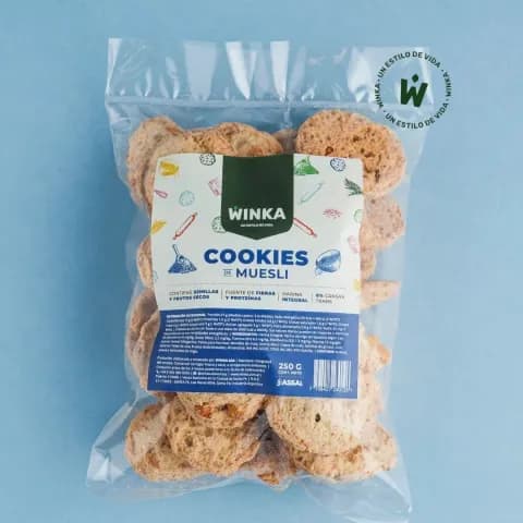 Cookies integrales muesli Winka