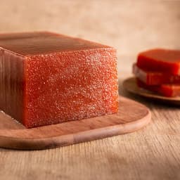 Dulce de membrillo en tiras nevadas