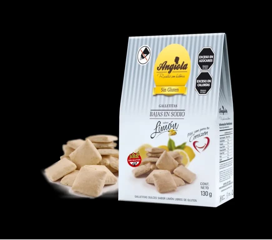 Galletas bajas en Sodio limon Angiola