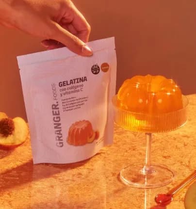 Gelatina con colageno h. durazno Granger