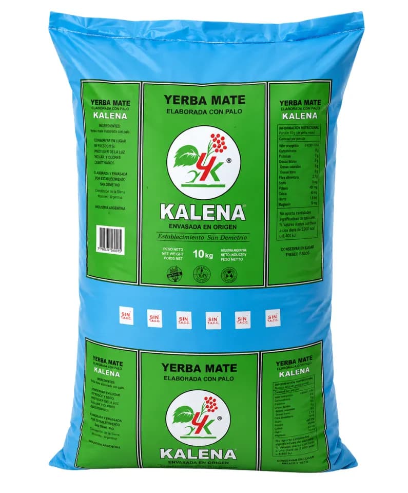 Yerba mate despalada Kalena