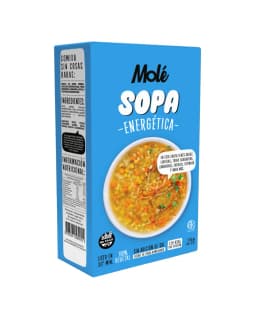 Sopa energetica proteica mole