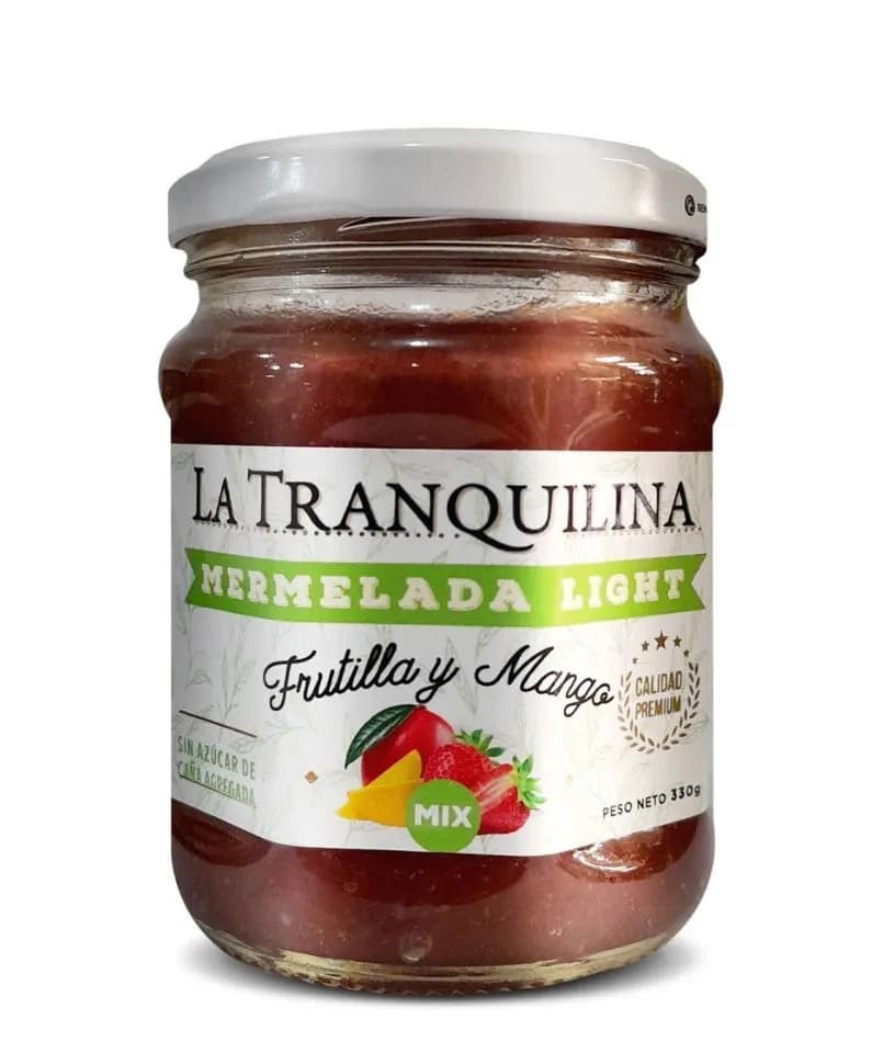 Mermelada con Stevia frutilla la Tranquilina