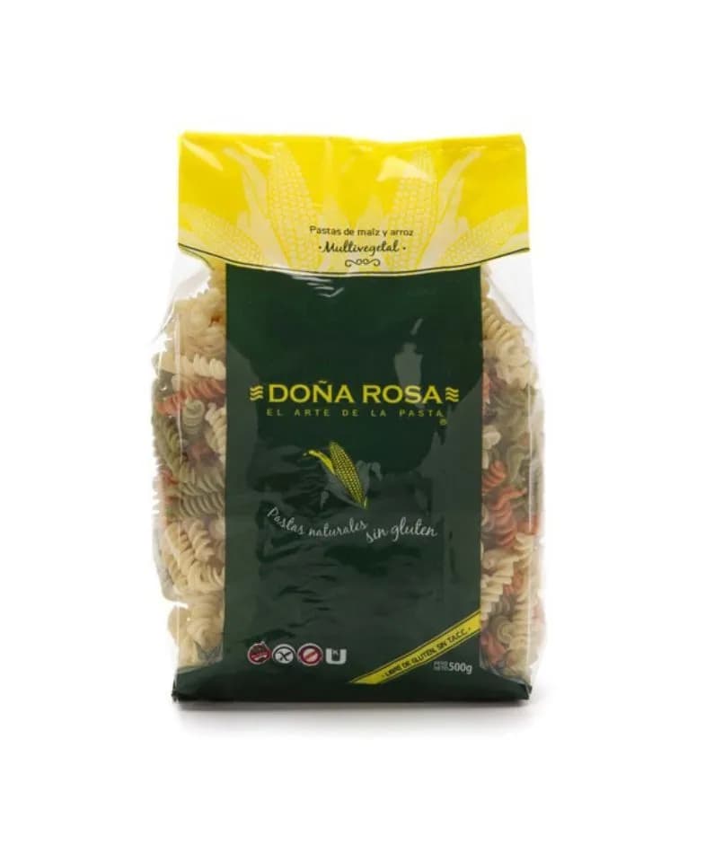 Fideos fusilli multivegetal Doña r