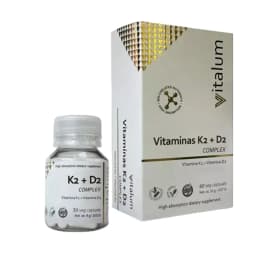 Vitaminas k2+d2 complex Vitalum