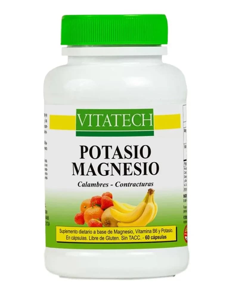 Potasio y magnesio cápsulas Vitatech