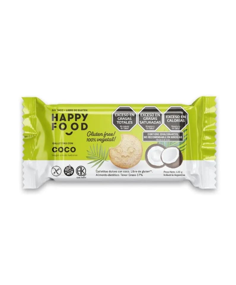Galletita de coco familiar happy f