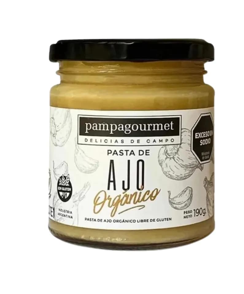 Pasta de ajo organica Pampagourmet