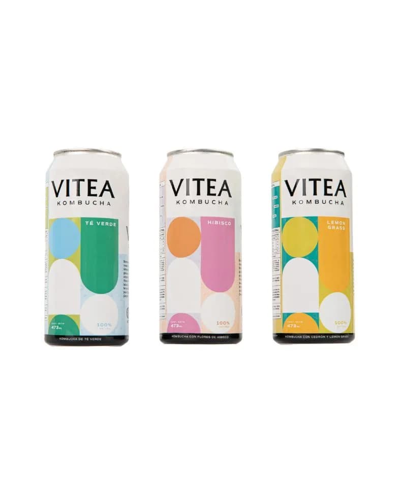 Kombucha Vitea 12 sabores mixtos