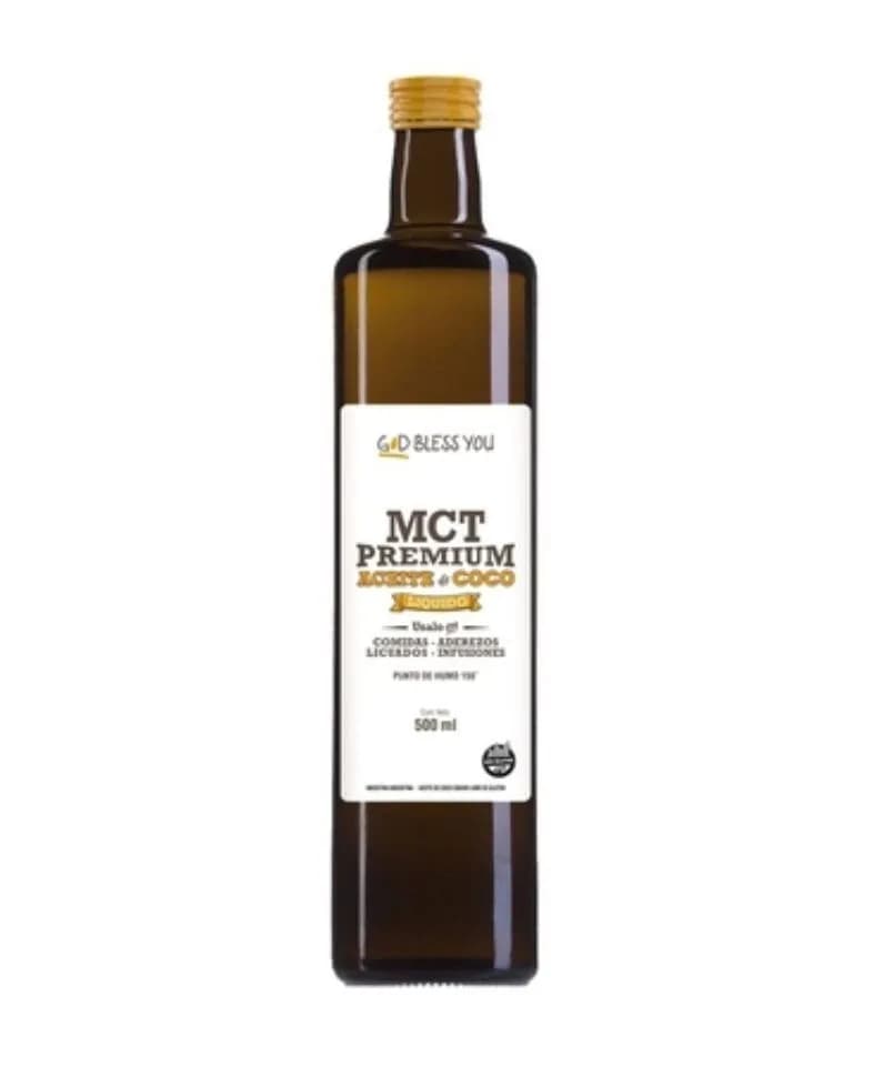 Mct oil aceite de coco God Bless