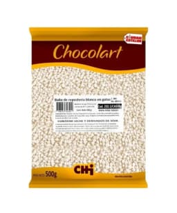 Gotas de chocolate blanco
