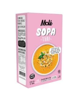 Sopa thai proteica mole