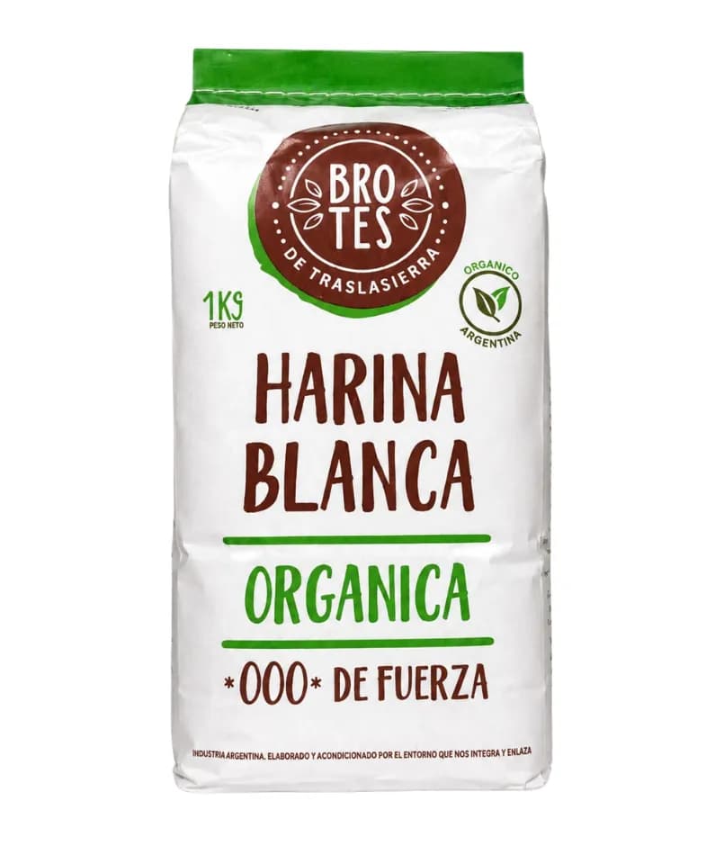 Harina blanca 000 organica Brotes