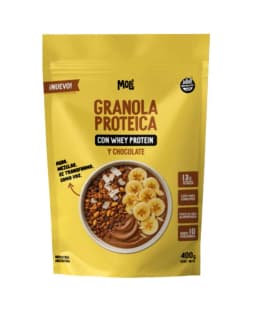 Granola proteica y chocolate mole