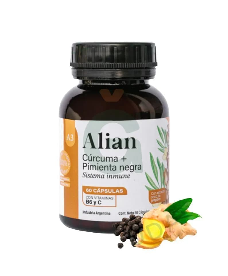 Curcuma + pimienta negra Alian