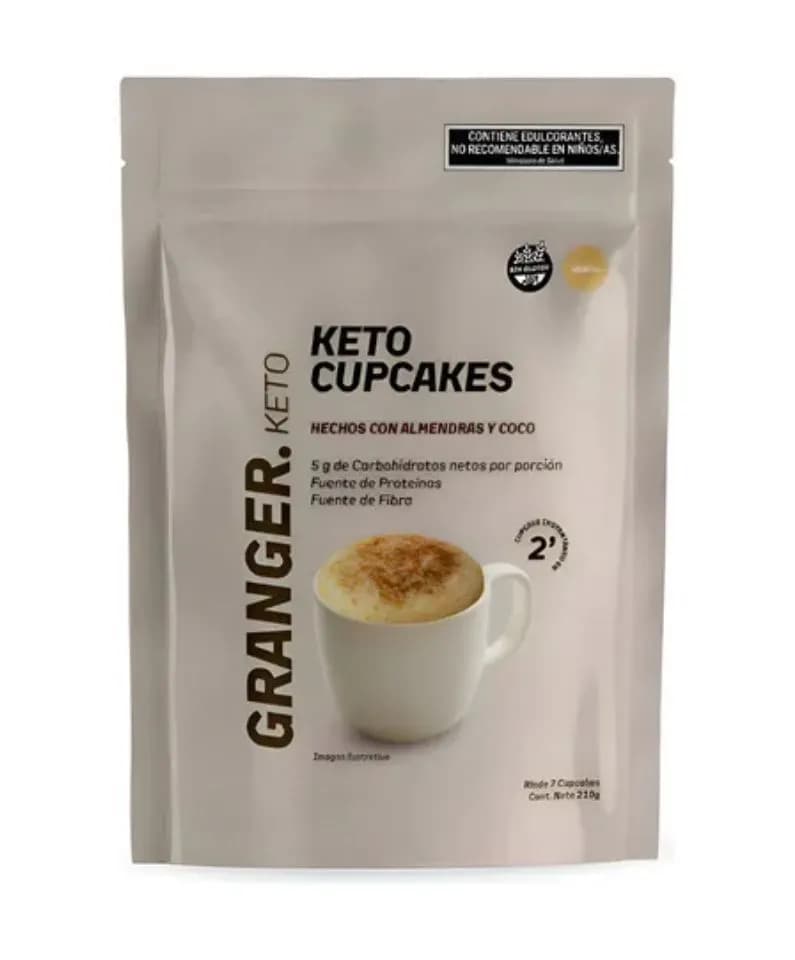 Keto cupcakes vainilla Granger