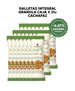 Galletas integral granola cachaf