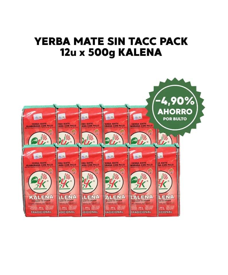 Yerba mate sin tacc 12x Kalena
