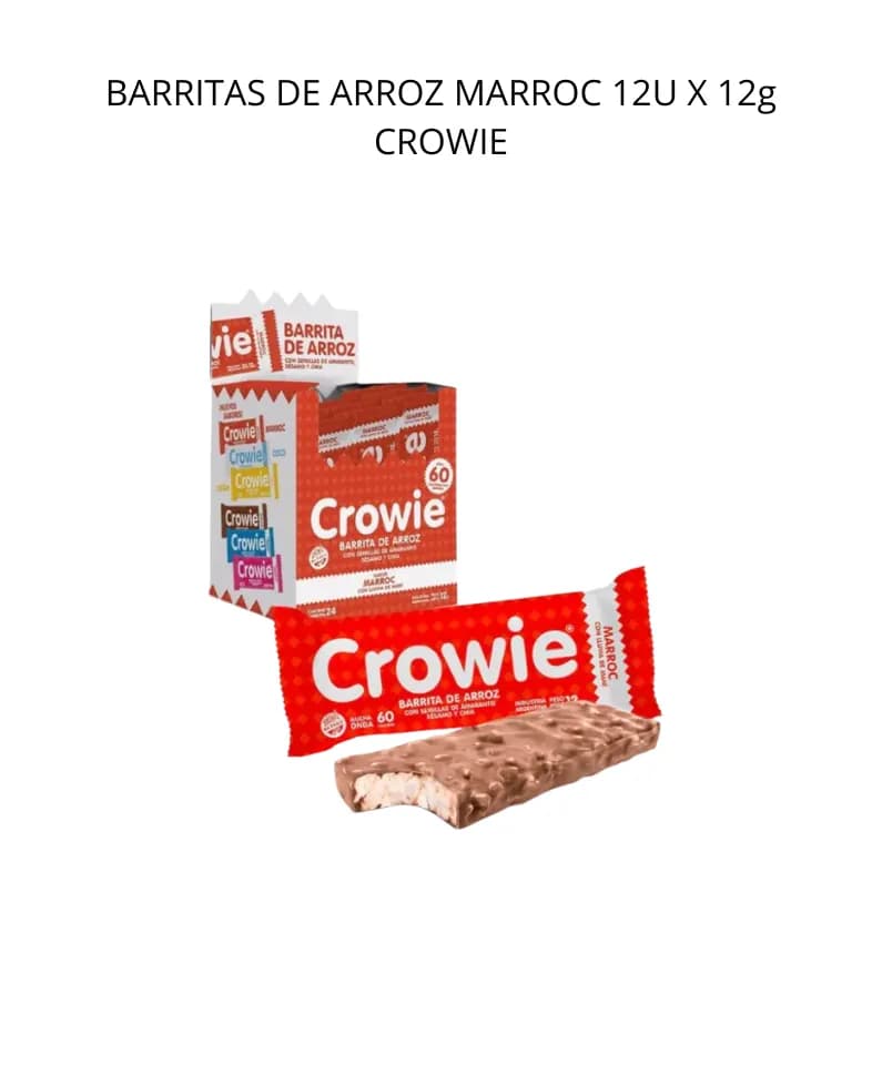 Barritas de arroz marroc Crowie