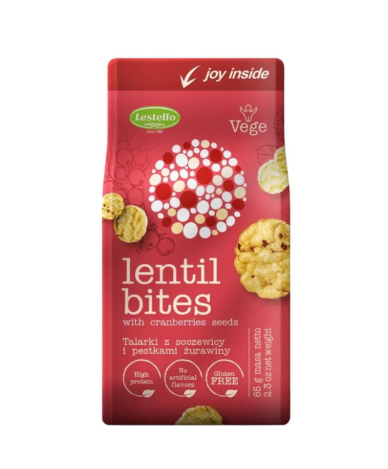 Snack de lenteja 12x65g Lestello
