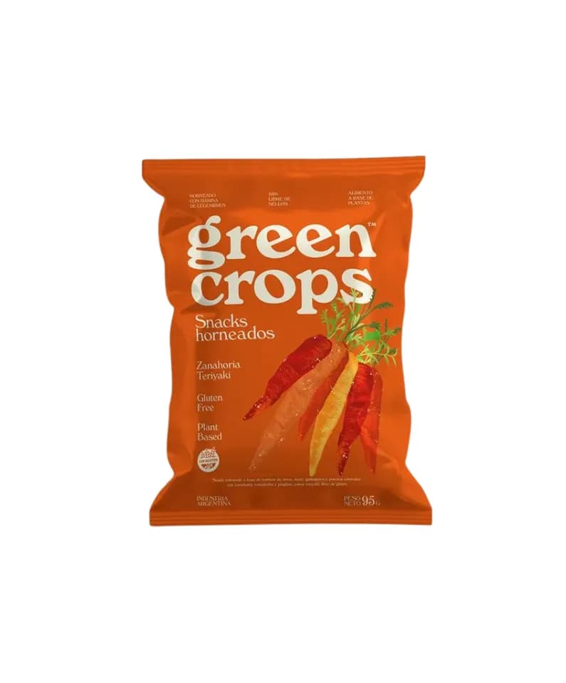 Snacks green crops zanahoria Crowie