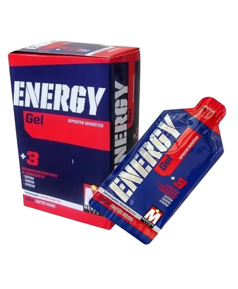 Energy gel +3 frutos rojos Mervick Lab