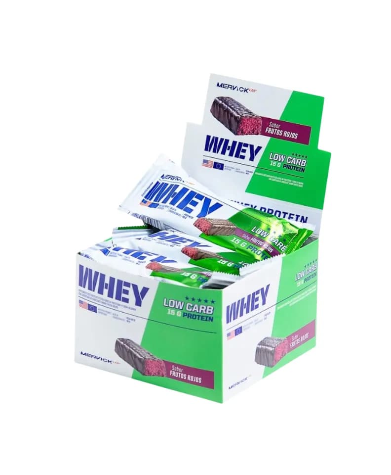 Whey low carb frutos rojos Mervick Lab