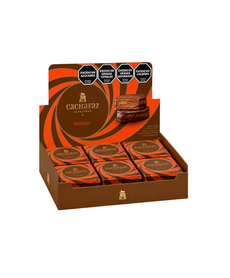 Alfajor mousse Cachafaz