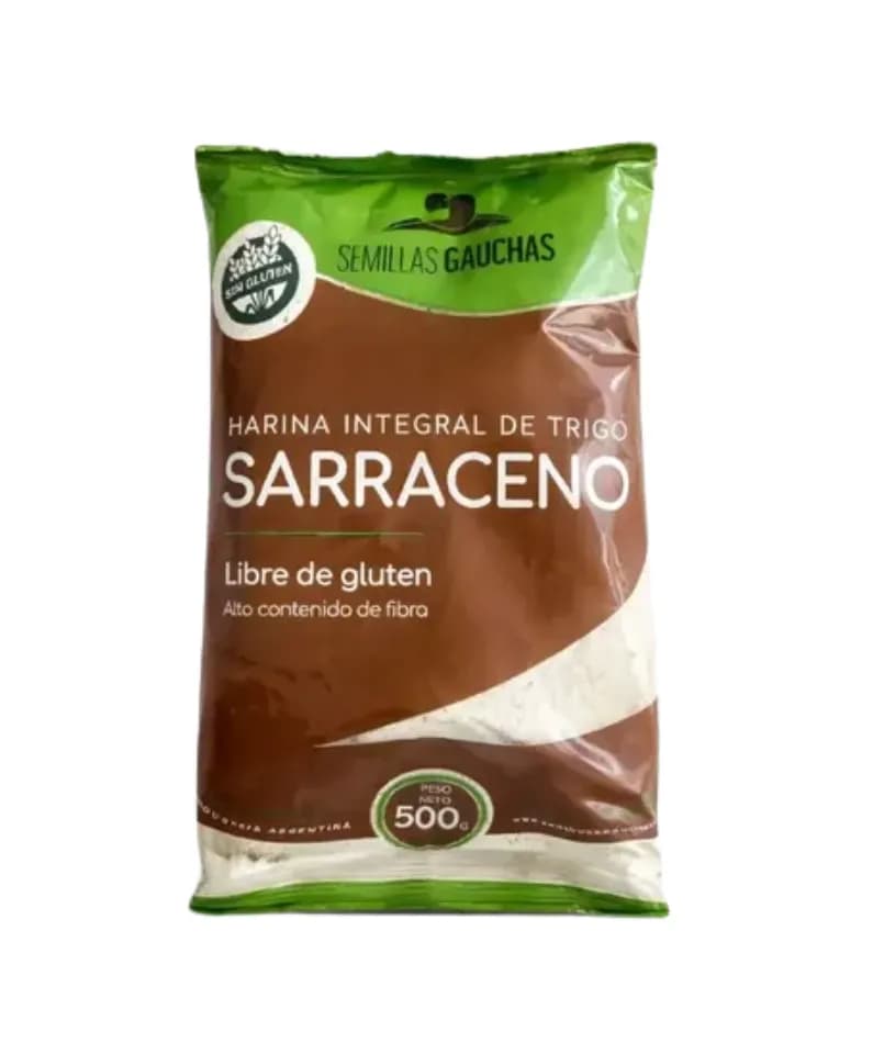 Harina integral de trigo sarraceno semillas Gauchas